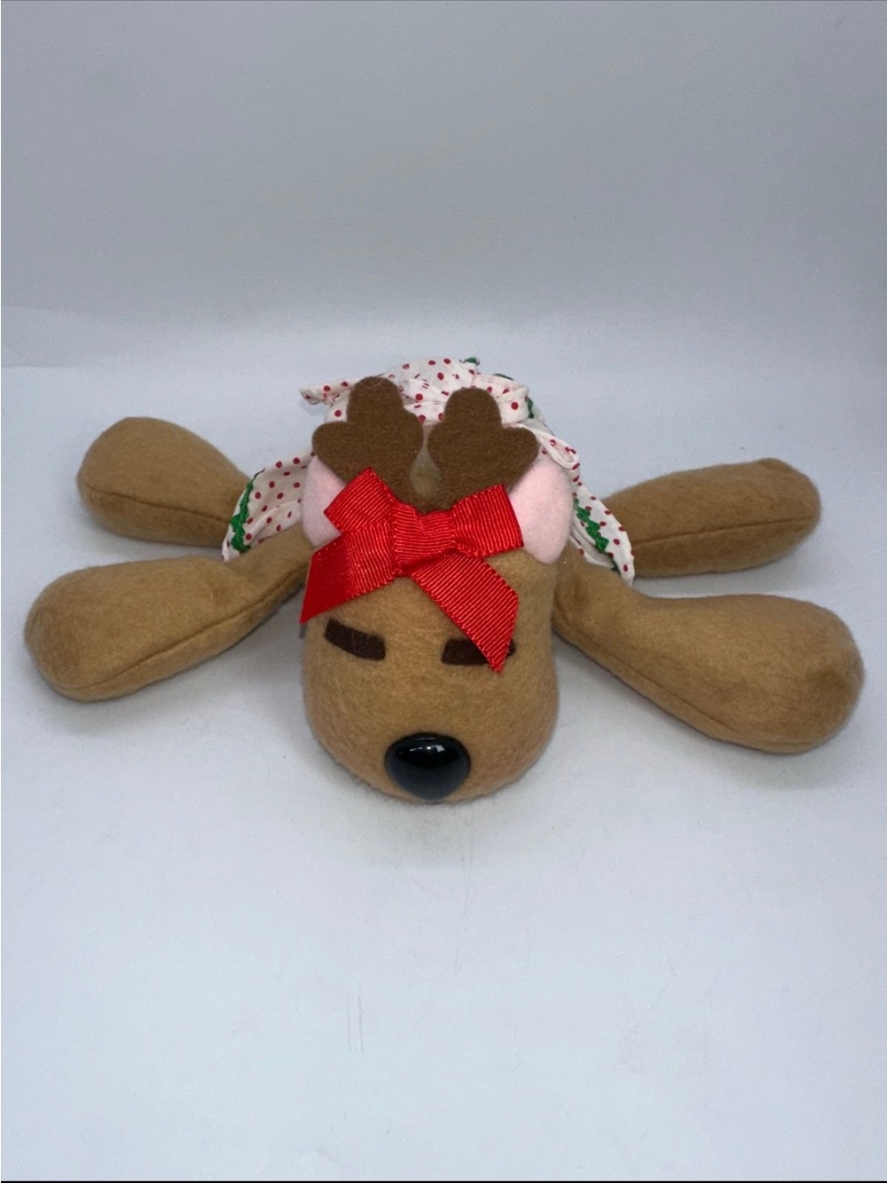 Hallmark Rhonda Reindeer Mini Plush Holiday Rodney Friends Collection VTG 80s